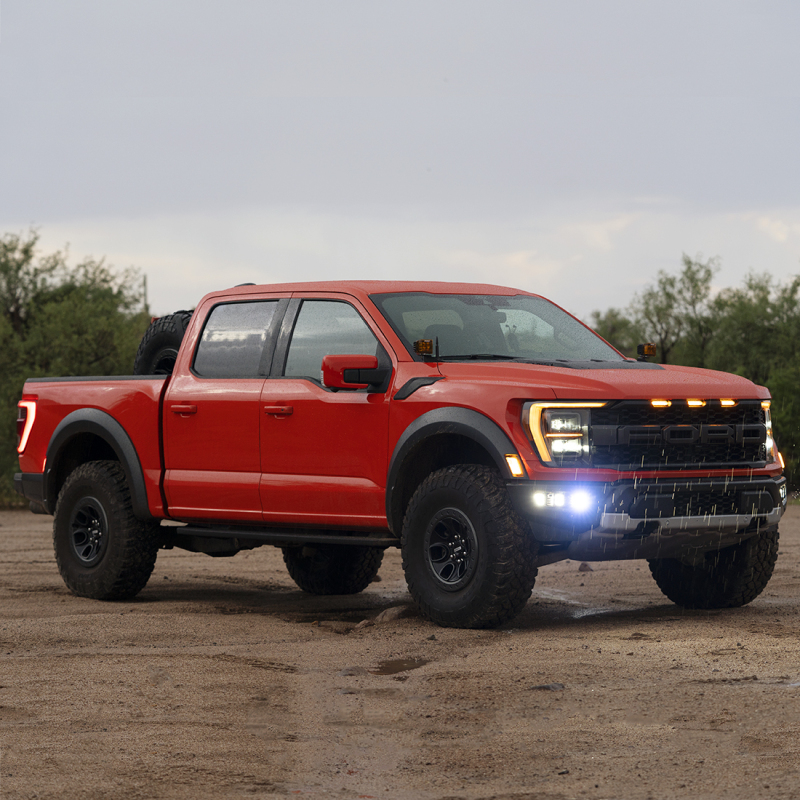 Ford Raptor Fog Light Kit - Front - Rigid Industries - Triple D-Series - `21-`27
